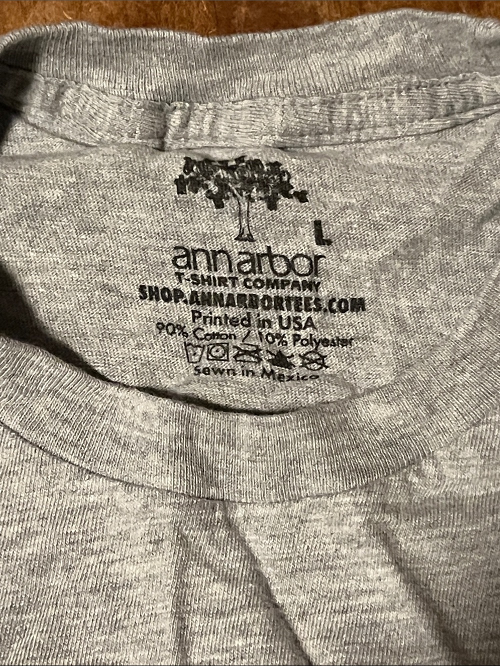 Light Gray Short-Sleeve Graphic Tee — Math Humor - Picture 2 of 3